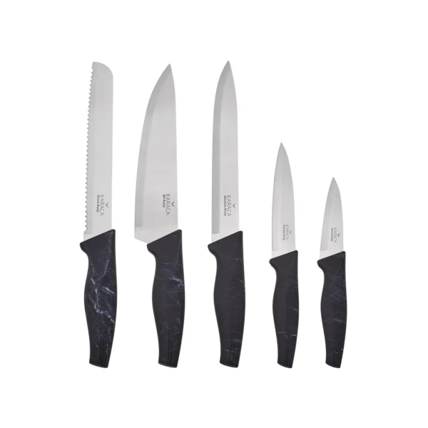 سرویس چاقو 6 پارچه مشکی بیانکو کاراجا 153.03.06.6092 Rabima رابیما