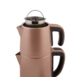 چاي ساز اتوماتیک برقی 1650 وات 0.9 + 1.8 لیتر رزگلد دم کیفی کاراجا 153.03.06.6192