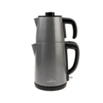 چاي ساز اتوماتیک برقی 1650 وات 0.9 + 1.8 لیتر طوسی آنتراسیت کاراجا 153.03.06.6194