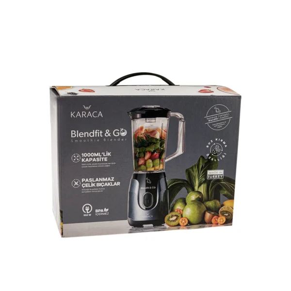 مخلوط کن 550 وات نقره ای بلندفیت گو کاراجا 153.03.06.6234