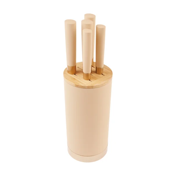 سرویس چاقو 6 پارچه کرم بریچ کاراجا 153.03.06.6473 Rabima رابیما