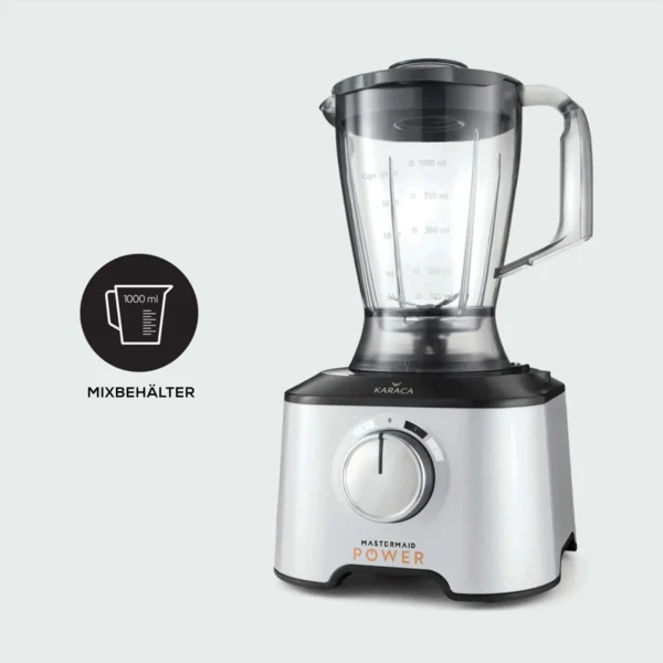 سرویس غذاساز 2000 وات سفید مسترمید کاراجا 153.03.06.6567