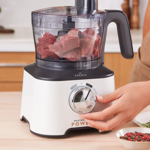 سرویس غذاساز 2000 وات سفید مسترمید کاراجا 153.03.06.6567