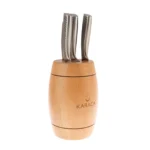 سرویس چاقو 6 پارچه قهوه ای هرنه کاراجا 153.03.06.7204 Rabima رابیما