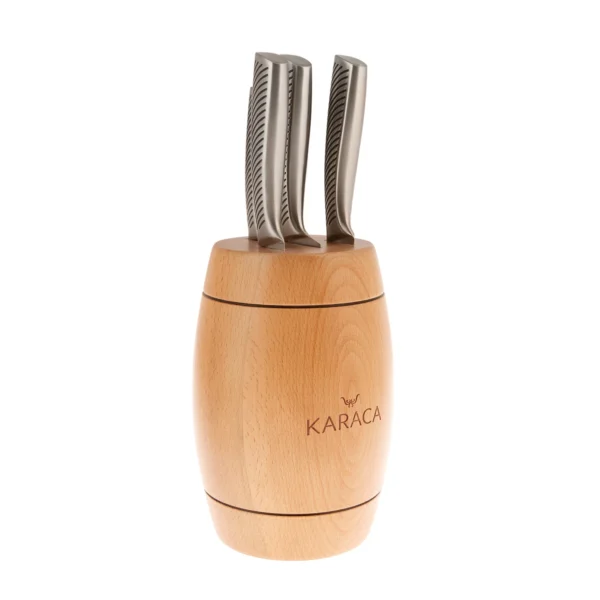 سرویس چاقو 6 پارچه قهوه ای هرنه کاراجا 153.03.06.7204 Rabima رابیما