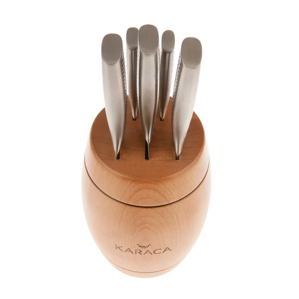 سرویس چاقو 6 پارچه قهوه ای هرنه کاراجا 153.03.06.7204 Rabima رابیما