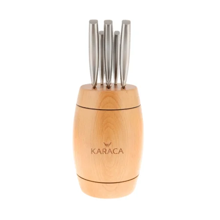 سرویس چاقو 6 پارچه قهوه ای هرنه کاراجا 153.03.06.7204 Rabima رابیما