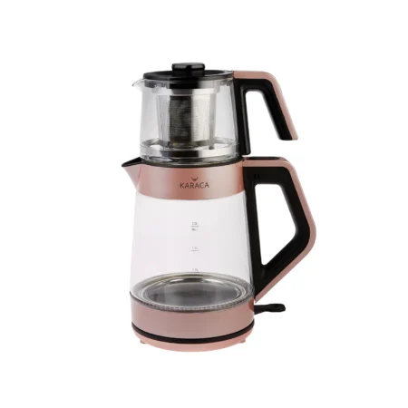 چاي ساز اتوماتیک برقی 1900 وات 1.0 + 2.0 لیتر رزگلد رترو کاراجا 153.03.06.7212
