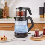 چاي ساز اتوماتیک برقی 1900 وات 1.0 + 2.0 لیتر مشکی رترو کاراجا 153.03.06.7213