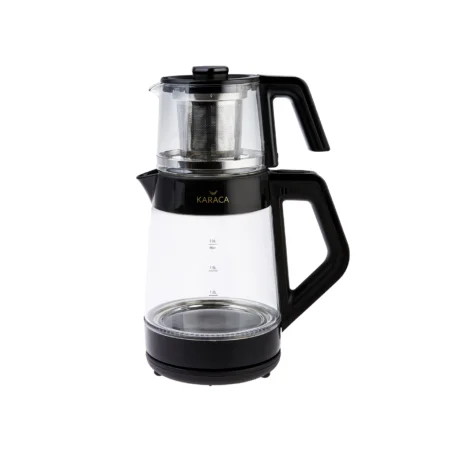 چاي ساز اتوماتیک برقی 1900 وات 1.0 + 2.0 لیتر مشکی رترو کاراجا 153.03.06.7213