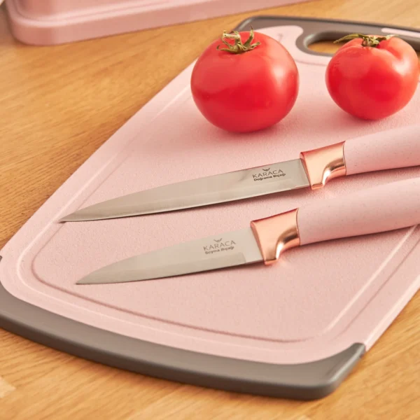 سرویس چاقو و کفگیر ملاقه 12 پارچه صورتی گستو کاراجا 153.03.06.7252 Rabima رابیما