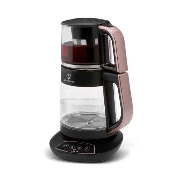 چاي ساز اتوماتیک برقی 1700 وات 0.8 + 1.5 لیتر مشکی چایشوور کاراجا 153.03.06.7774