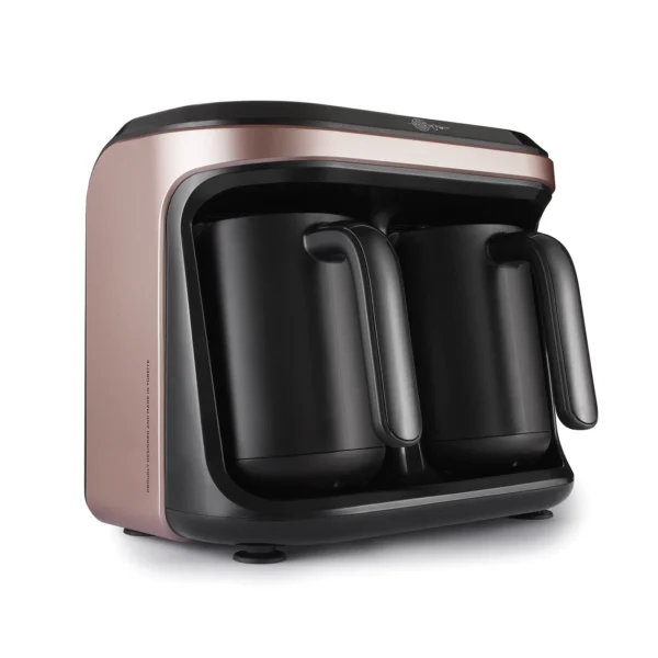 قهوه ساز ترک دوقلو برقی 1400 وات رزگلد هاتیر هوپس کاراجا 153.03.06.7872