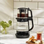 چاي ساز اتوماتیک هوشمند برقی 1700 وات 0.8 + 1.5 لیتر مشکی چایشوور کاراجا 153.03.06.8056