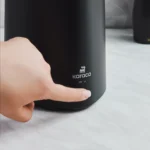 سرویس چاقو 6 پارچه مشکی میستر با پایه استریلیزر برقی کاراجا 153.03.08.2211 Rabima رابیما