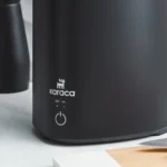 سرویس چاقو 6 پارچه مشکی میستر با پایه استریلیزر برقی کاراجا 153.03.08.2211 Rabima رابیما