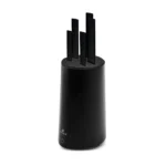 سرویس چاقو 6 پارچه مشکی میستر با پایه استریلیزر برقی کاراجا 153.03.08.2211 Rabima رابیما