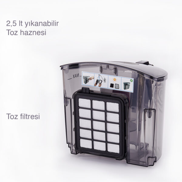 جاروبرقی 750 وات مشکی ترندی کاسموس کرکماز 901