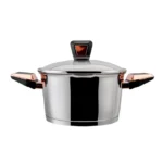 سرویس قابلمه 8 پارچه استیل براق پاوراستیل کوب کاراجا 153.03.07.8260