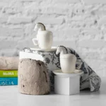 سرویس قهوه خوری 2 نفره سفید هورس کاراجا 153.03.07.9866