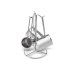 سرویس غذاپز 17 پارچه استیل پلاتینیوم کاراجا 153.03.07.5194 Rabima رابیما