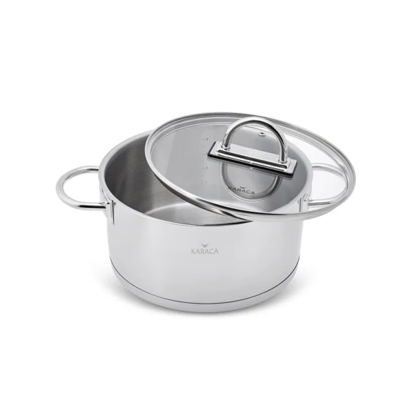 سرویس غذاپز 17 پارچه استیل پلاتینیوم کاراجا 153.03.07.5194 Rabima رابیما