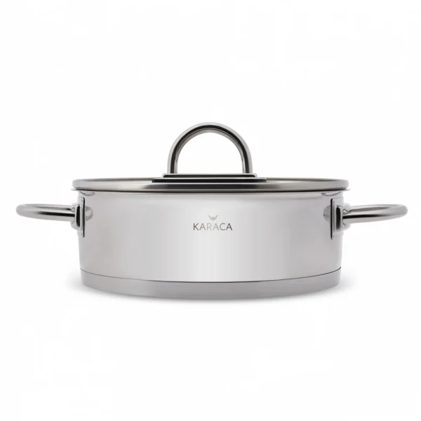 سرویس غذاپز 17 پارچه استیل پلاتینیوم کاراجا 153.03.07.5194 Rabima رابیما