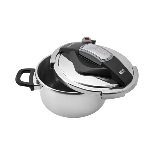 زودپز دوقلو 6 + 4 لیتر استیل پرفکت کاراجا 153.03.07.7651