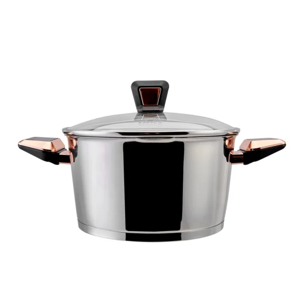 سرویس قابلمه 8 پارچه پاوراستیل کوب کاراجا 153.03.07.8260 Rabima رابیما