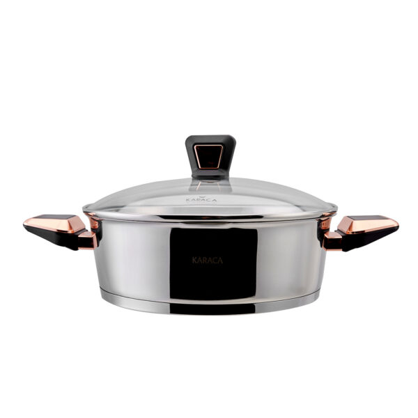 سرویس قابلمه 8 پارچه پاوراستیل کوب کاراجا 153.03.07.8260 Rabima رابیما