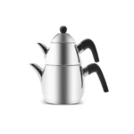 کتری و قوری کوچک 1.5 + 0.65 لیتر استیل پاوراستیل پرو توکیو کاراجا 153.03.07.8772