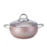 سرویس قابلمه 7 پارچه صورتی بیوگرانیت آوانوس رز کاراجا 153.03.07.9623 Rabima رابیما