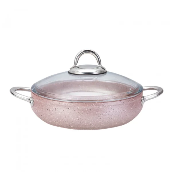 سرویس قابلمه 7 پارچه صورتی بیوگرانیت آوانوس رز کاراجا 153.03.07.9623 Rabima رابیما