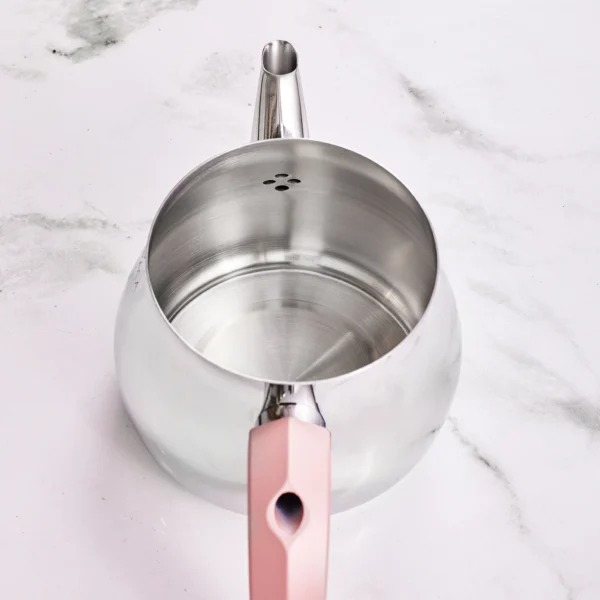 کتری و قوری استیل 1.75 + 1 لیتر رزگلد کایرا کاراجا 153.03.06.1273