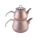 کتری و قوری 2.2+1.1 لیتر رز گرانیت کاراجا 153.03.06.1391