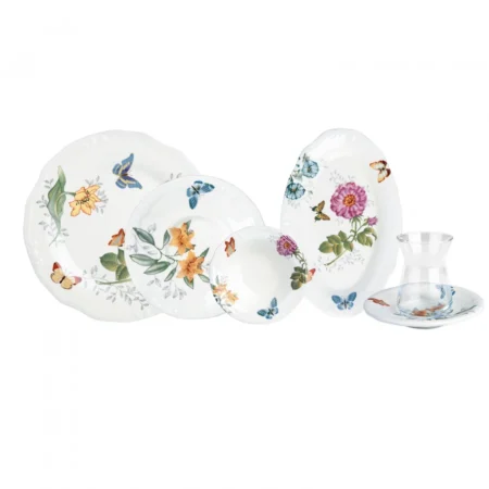 سرویس صبحانه ۲۶ پارچه داهلیا کاراجا 153.03.08.0250 Rabima رابیما