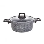 سرویس قابلمه 7 پارچه طوسی پاور بیوگرانیت آزول کاراجا 153.03.08.0348 Rabima رابیما