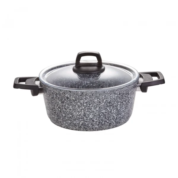 سرویس قابلمه 7 پارچه طوسی پاور بیوگرانیت آزول کاراجا 153.03.08.0348 Rabima رابیما