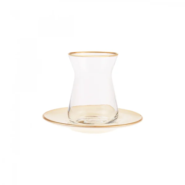 سرویس چای خوری ۶ نفره بژ رترو کاراجا 153.03.06.1591 Rabima رابیما