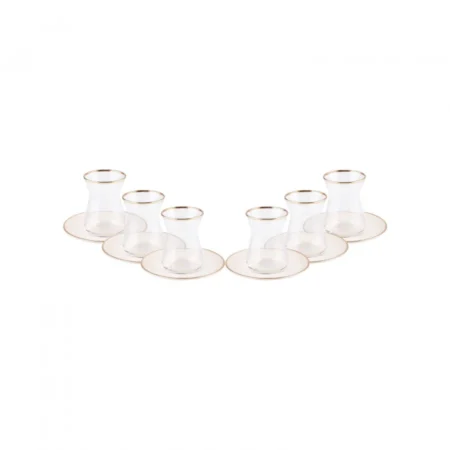 سرویس چای خوری ۶ نفره بژ رترو کاراجا 153.03.06.1591 Rabima رابیما