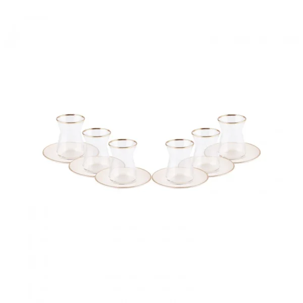 سرویس چای خوری ۶ نفره بژ رترو کاراجا 153.03.06.1591 Rabima رابیما