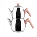 کتری و قوری بزرگ 2.75 + 1.5 لیتر مرکور رزگلد کاراجا 153.03.08.0547