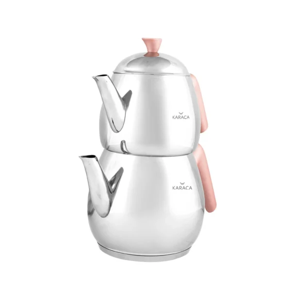 کتری و قوری بزرگ 2.75 + 1.5 لیتر مرکور رزگلد کاراجا 153.03.08.0547