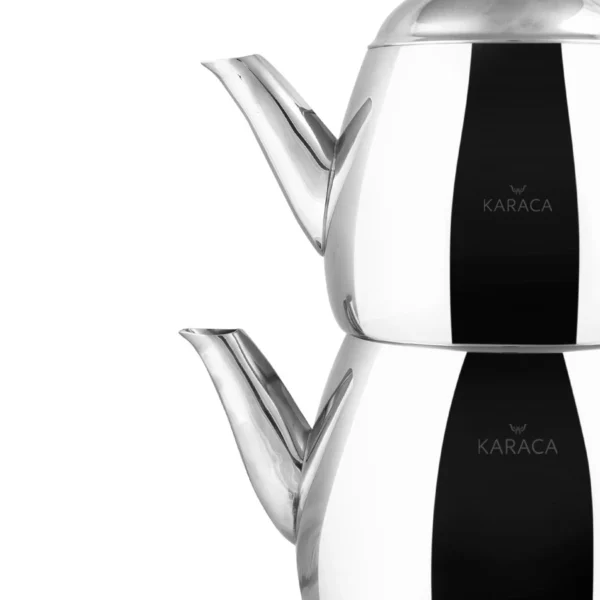 کتری و قوری بزرگ 2.75 + 1.5 لیتر مرکور رزگلد کاراجا 153.03.08.0547