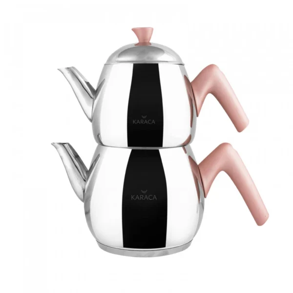 کتری و قوری بزرگ 2.75 + 1.5 لیتر مرکور رزگلد کاراجا 153.03.08.0547