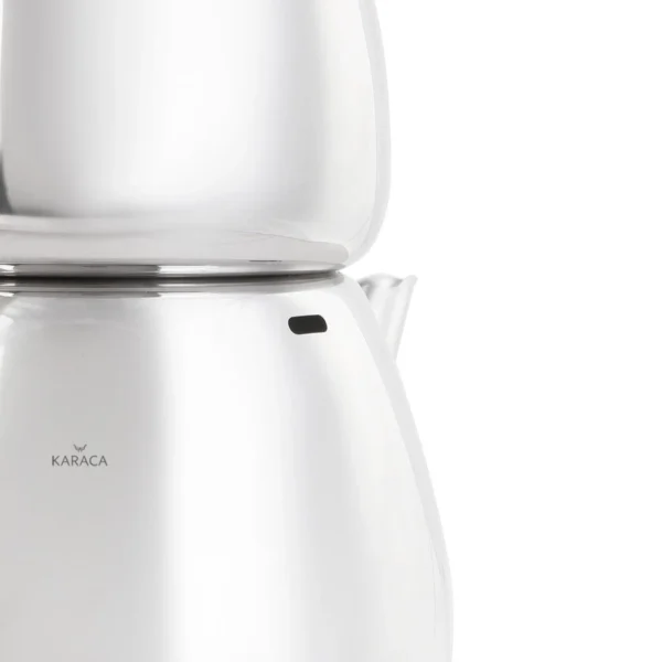 کتری و قوری 2 + 1 لیتر بیسیک کرم کاراجا 153.03.08.1191