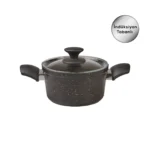 سرویس قابلمه 7 پارچه مشکی طلایی پاور بیوگرانیت کاراجا 153.03.08.1154 Rabima رابیما