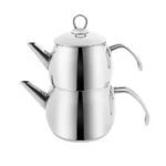 کتری و قوری متوسط 1.6 + 1 لیتر استیل بلینای کاراجا 153.03.08.1232