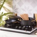 سرویس قابلمه 8 پارچه مشکی پاور بیوگرانیت کاراجا 153.03.08.1253 Rabima رابیما