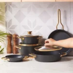 سرویس قابلمه 8 پارچه مشکی پاور بیوگرانیت کاراجا 153.03.08.1253 Rabima رابیما